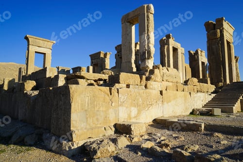 Preview: Persepolis, Whose Magnificent Ruins Rest At The Foot Of Kuh-E Rahmat (Mountain Of Mercy) In
