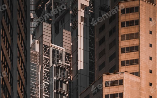Preview: Hong Kong Modern Architecture, Hong Kong Business Building Closed Up