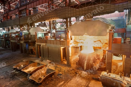 Preview: Metal Smelting Furnace In Steel Mills