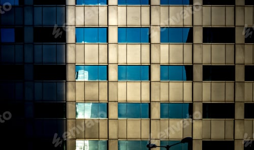 Preview: Modern Office Building Detail, Glass Surface