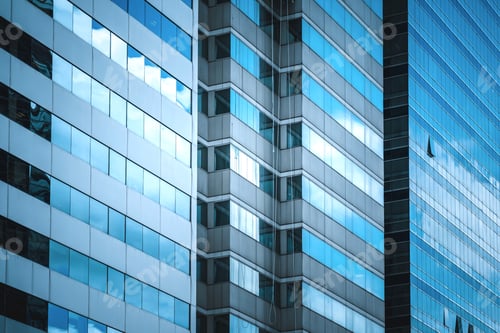 Preview: Hong Kong Commercial Building Close Up