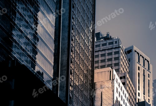 Preview: Windows Of Business Building In Hong Kong