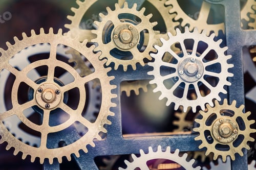 Preview: Industrial Clock Transmission Gear Set Details