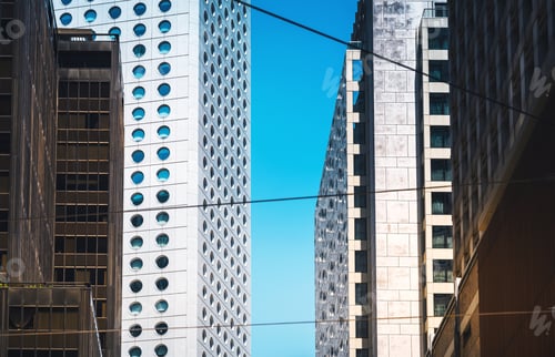 Preview: Modern Office Building Close Up In Hong Kong