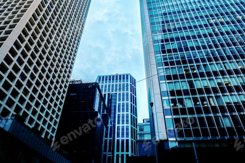 Preview: Modern Office Building Detail, Glass Surface