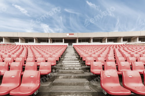 Preview: Red Seats In The Stadium