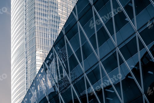Preview: Windows Of Business Building In Hong Kong
