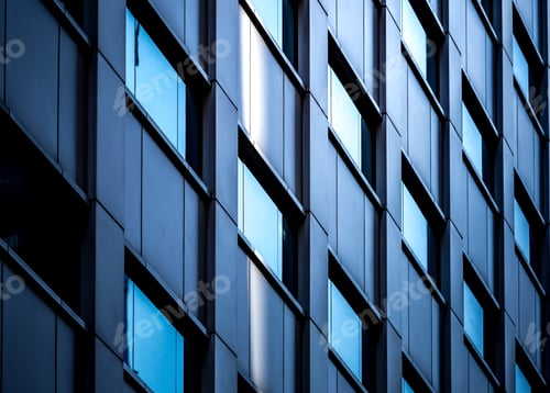 Preview: Windows Of Commercial Building In Hong Kong