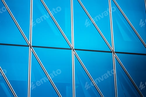 Preview: Modern Office Building Detail, Glass Surface