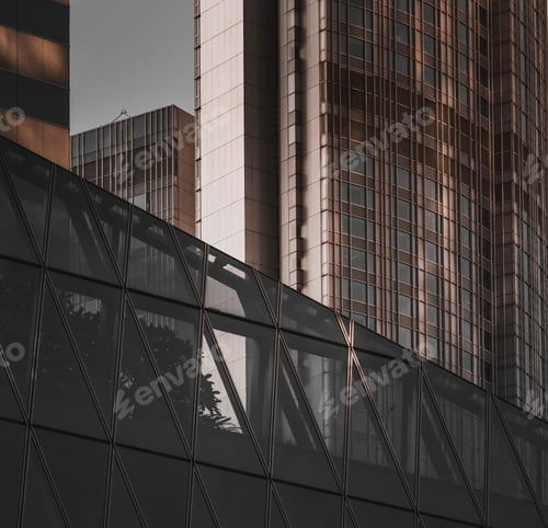 Preview: Hong Kong Modern Architecture, Hong Kong Business Building Closed Up