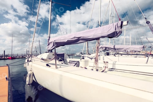 Preview: Sailboat Moored In The Harbor