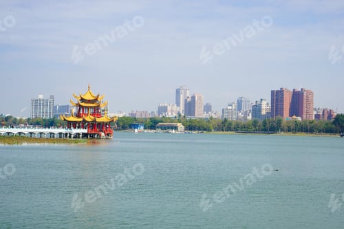 Preview: Dragon And Tiger Pagodas At Lotus Pond, Kaohsiung, Taiwan