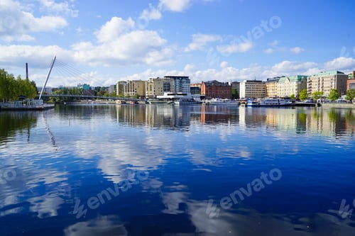 Preview: Industrial Buidlings And Tammerkoski, A Channel Of Rapids In Tampere And One Of The National