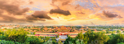 Preview: Panorama Above On The Forbidden City,Beijing,China
