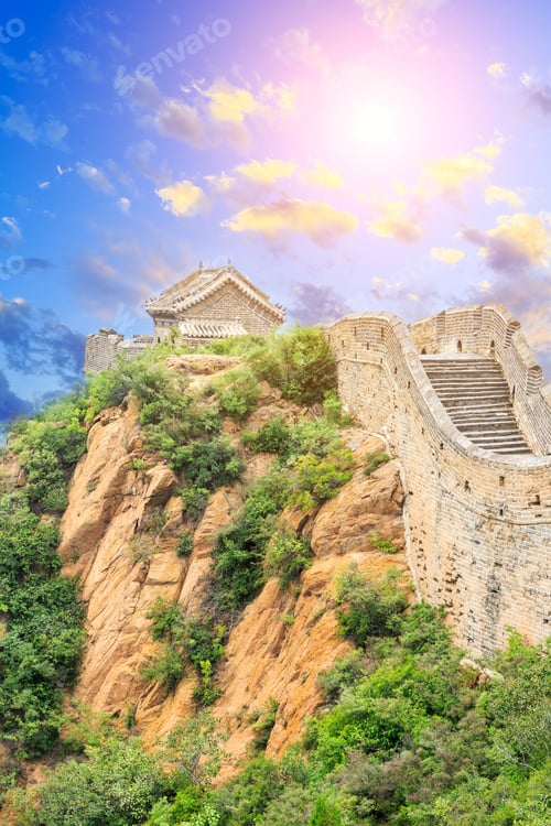 Preview: Majestic Great Wall Of China At Sunset