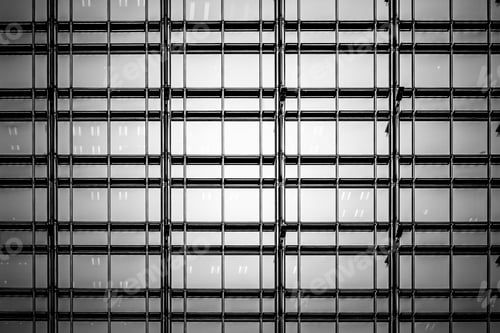 Preview: Windows Of Business Building With B&W Color