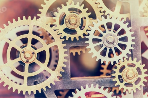 Preview: Industrial Clock Transmission Gear Set Details