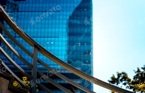 Preview: Modern Office Building Detail, Glass Surface