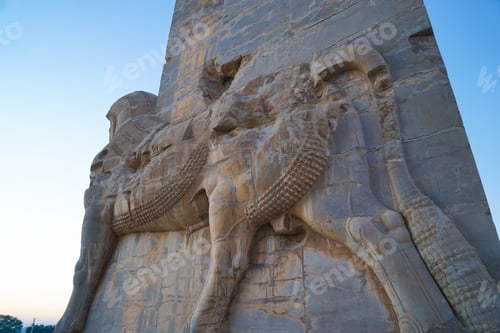 Preview: Sunset At Persepolis, Whose Magnificent Ruins Rest At The Foot Of Kuh-E Rahmat (Mountain Of Mercy)