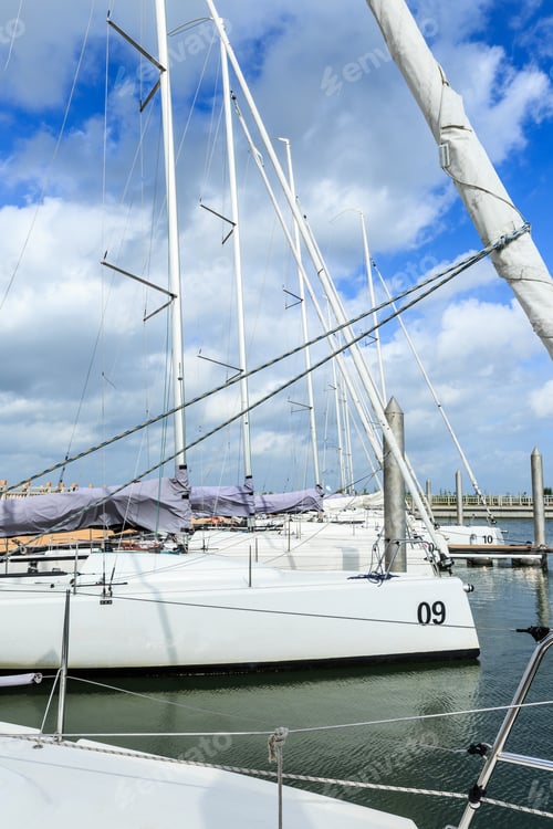 Preview: Sailboat Moored In The Harbor