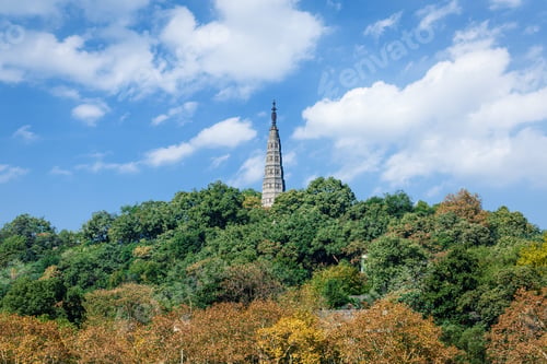 Preview: Hangzhou West Lake Beautiful Scenery And Ancient Pagoda In The Autumn, China