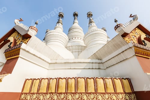 Preview: Manfeilong Pagoda At Lingshan Scenic Area In Wuxi China Located In Jiangsu Province
