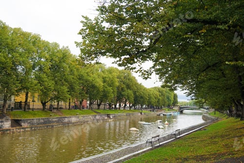 Preview: Banks Of The River Aura, A Popular Tourist Attraction In Turku During The Summer Months