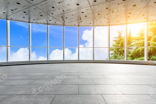 Preview: See The Blue Sky And White Clouds Through The Window