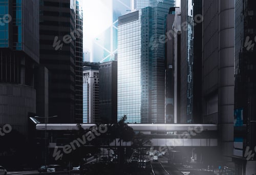 Preview: Hong Kong Modern Architecture, Hong Kong Business Building Closed Up