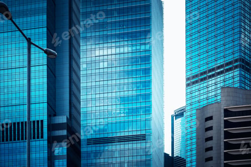 Preview: Office Building Exterior, Modern Architecture, Close Up