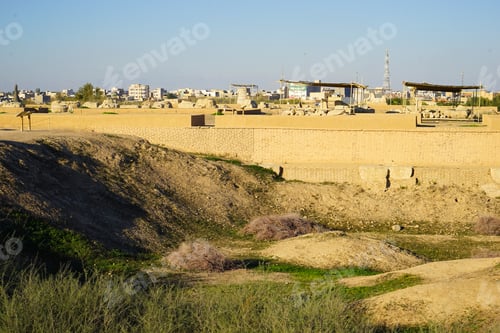 Preview: The Ancient Ruins Of Susa Next To The Modern Iranian Town Of Shush