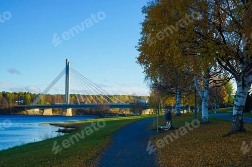 Preview: Rovaniemi, Finland. 15 August 2019. The Jätkänkynttilä, Or Lumberjack Candle Bridge, Is Probably