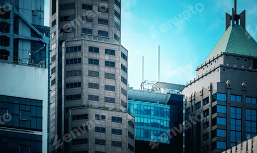 Preview: Office Building Exterior, Modern Architecture, Close Up