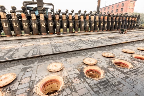 Preview: Steel Plant Old Industrial Equipment Scene In China