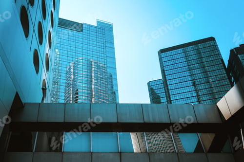 Preview: Modern Office Building Close Up In Hong Kong