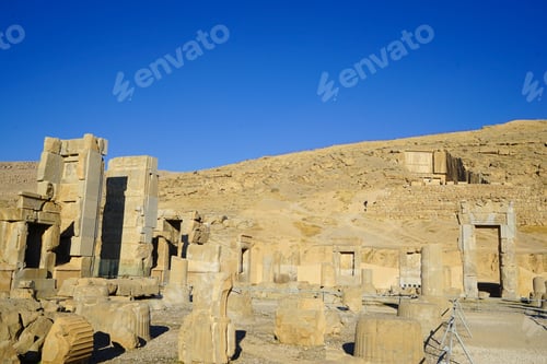 Preview: Persepolis, Whose Magnificent Ruins Rest At The Foot Of Kuh-E Rahmat (Mountain Of Mercy) In