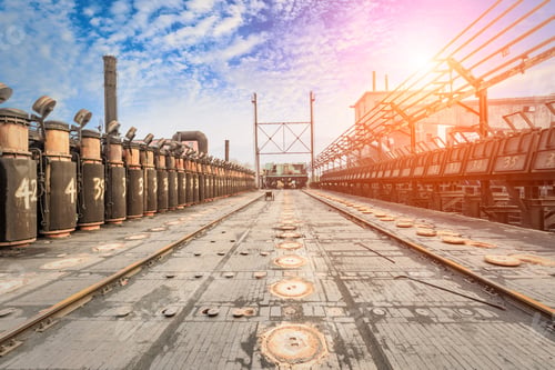 Preview: Steel Plant Old Industrial Equipment Scene In China