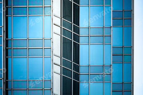Preview: Modern Office Building Detail, Glass Surface