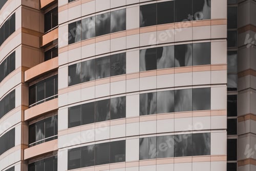 Preview: Wellington Business Building Closed Up; Black And Golden Color