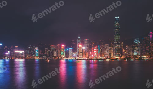 Preview: Hong Kong Cityscape At Night