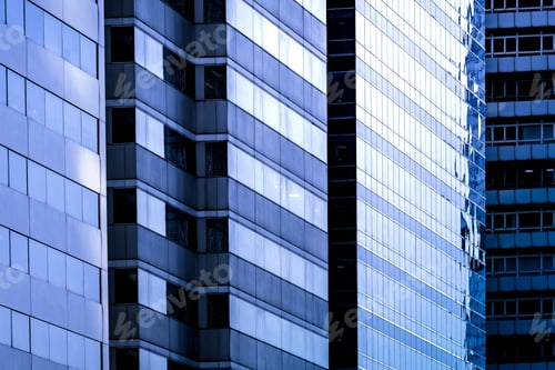 Preview: Modern Office Building Detail, Glass Surface