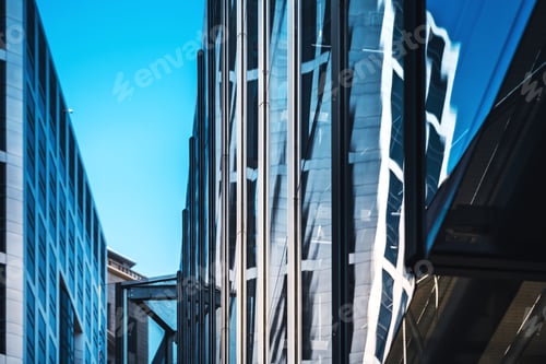Preview: Modern Office Building Close Up In Hong Kong