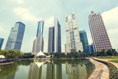 Preview: Park In Lujiazui Financial Center, Shanghai, China