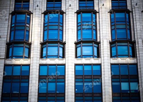 Preview: Modern Office Building Detail, Glass Surface