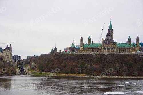 Preview: Parliament Hill In Ottawa With Parliamentary And Departmental Buildings