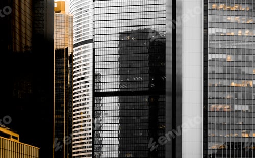 Preview: Hong Kong Modern Architecture, Hong Kong Business Building Closed Up