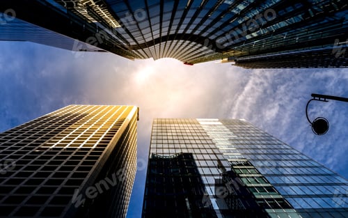 Preview: Office Buildings Stretch Up To The Sky In Hong Kong