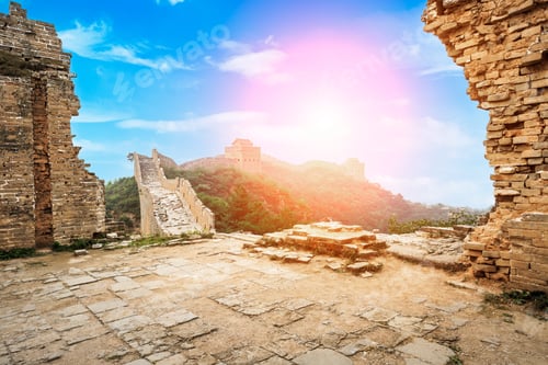 Preview: Majestic Great Wall Of China At Sunset