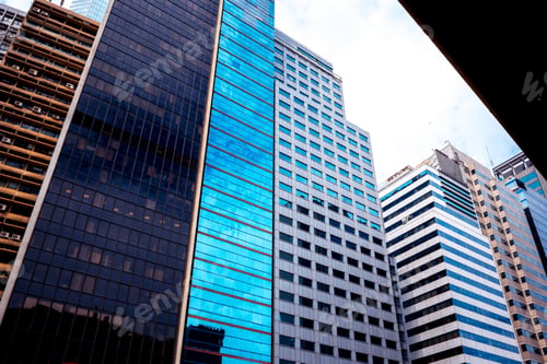 Preview: Modern Office Building Detail, Glass Surface
