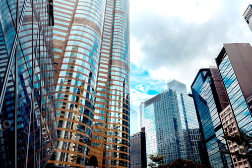 Preview: Office Building In Hong Kong, Close Up